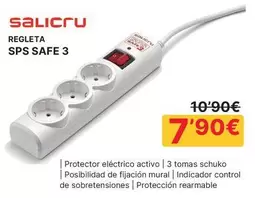 Salicru - Regleta Sps Safe 3