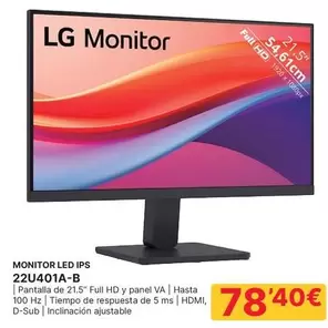 LG - Monitor Led IPS 22U401A-B