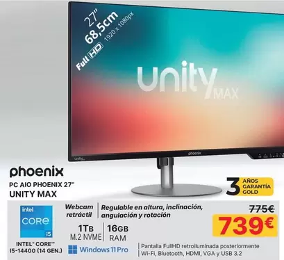 Phoenix - PC AIO 27" Unity Max