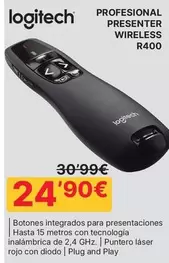 Logitech - Profesional Presenter Wireless R400
