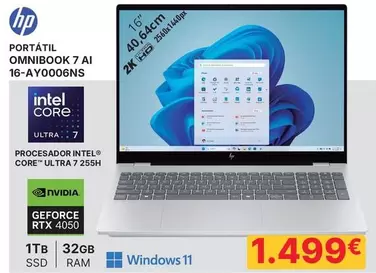HP - Portátil Omnibook 7 Ai 16-Ay0006ns