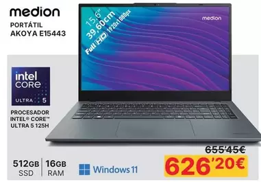 Medion - Portátil AKOYA E15443