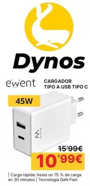 Ewent - Cargador Tipo A Usb Tipo C