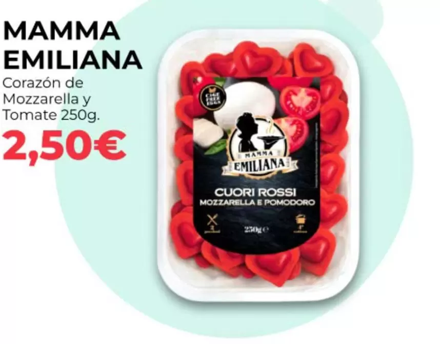 Mamma Emiliana - Corazón De Mozzarella Y Tomate