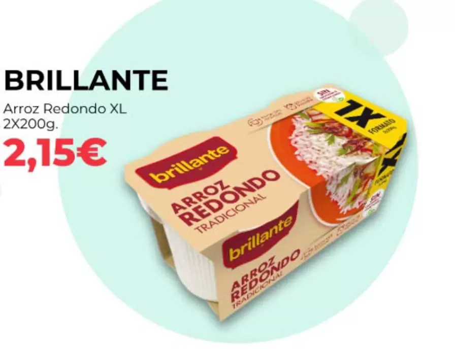Brillante - Arroz Redondo XL
