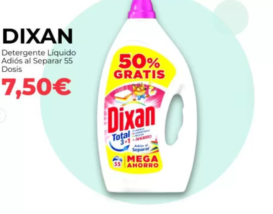 Dixan - Detergente Líquido Adios Al Separar