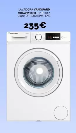 Vanguard - Lavadora 