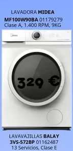 Midea - Lavadora 