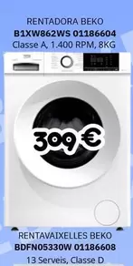 Beko - Rentadora B1XW862WS 01186604