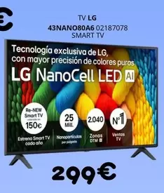 LG - TV 43NANO80A6