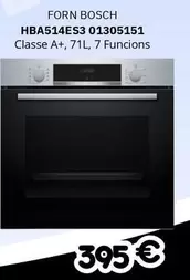 Bosch - Forn HBA514ES3 01305151