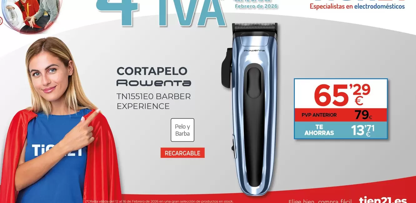 Rowenta - Cortapelos