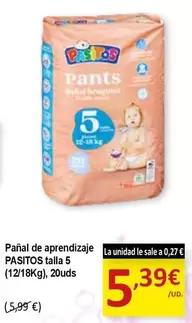 Pasitos - Pañal De Aprendizaje Talla 5