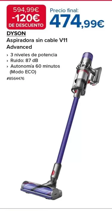 Dyson - Aspiradora Sin Cable V11 Advanced