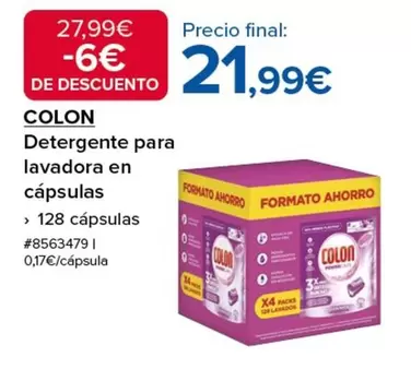 Colon - Detergente Para Lavadoras En Capsulas