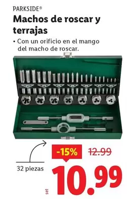 Parkside - Machos De Roscar Y Terrajas