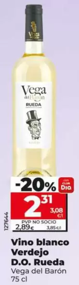 Vega Del Barón - Vino Blanco Verdejo D.o. Rueda