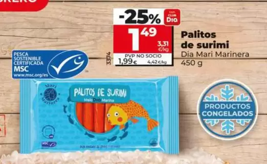 El Molino De Dia - Palitos De Surimi 