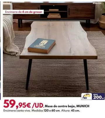 Mesa De Centro Baja, Munich