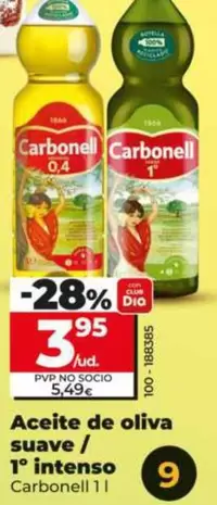 Carbonell - Aceite De Oliva Suave/1° Intenso