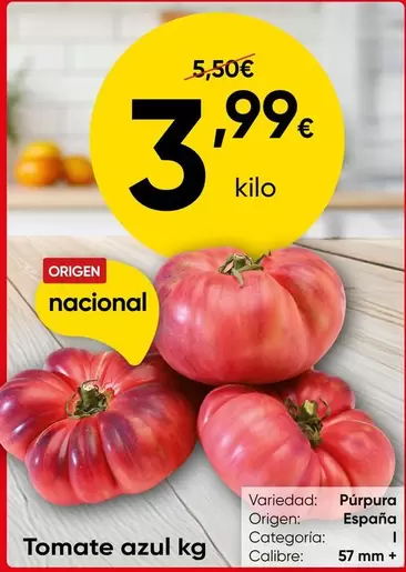 origen - Tomate Azul