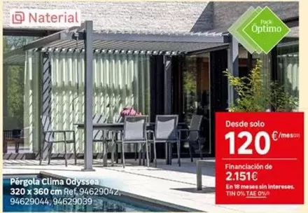 Solo - Pérgola Clima Odysséa