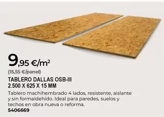 Ideal - Tablero Dallas Osb-ili