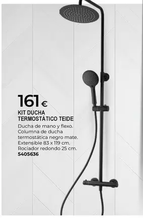 Redondo - Kit Ducha Termostatico Teide