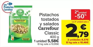 carrefour - Pistachos Tostados Y Salados Classic