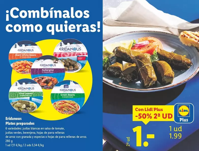 Eridanous - Platos Preparados