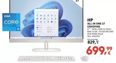 HP - All In One 27 Cro0911ns