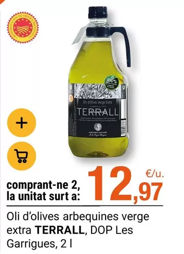 origen - Oli D'olives Arbequines Verge Extra Dop Les Garrigues