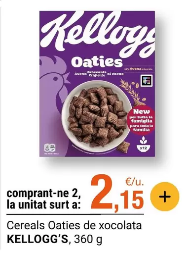 Kellogg's - Cereals Oatiles De Xocolata