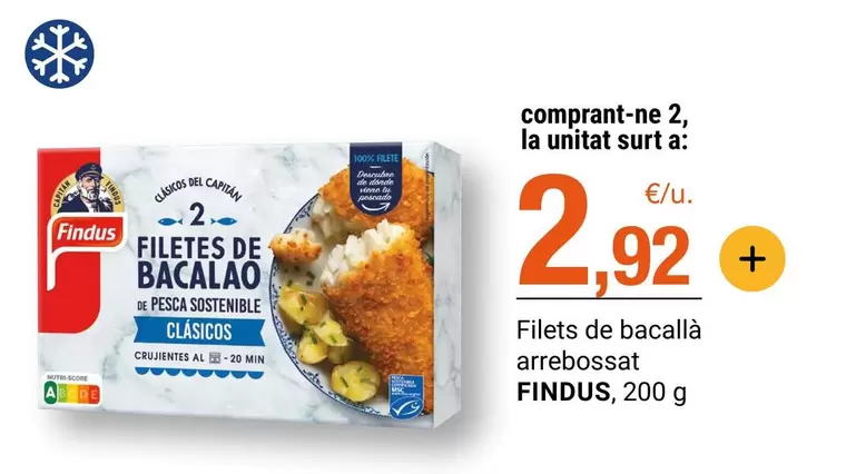 Findus - Filets De Bacalla Arrebossat