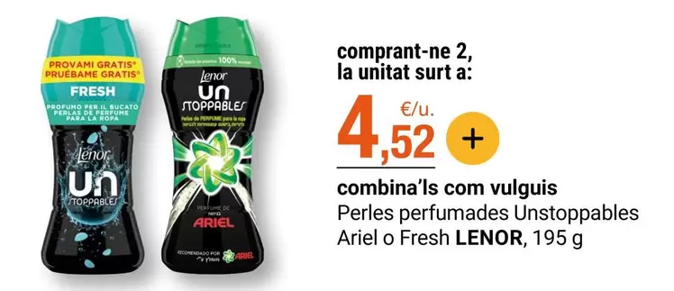 fresh - Perles Perfumades Unstoppables Ariel O Fresh Lenor