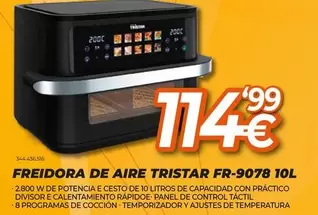 Tristar - Freidora De Aire FR-9078 10L