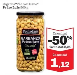 Pedro Luís - Cigrons "Pedrosillano"