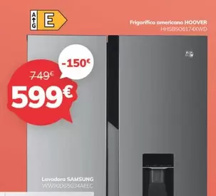 Hoover - Frigorifico Americano HHSBS06174XWD