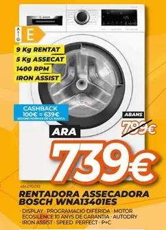 Bosch - Rentadora Wna1340ies