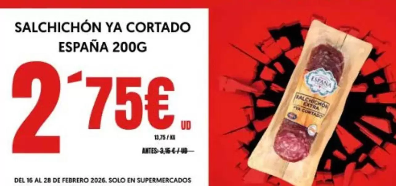 Solo - Salchichon Ya Cortado Espana