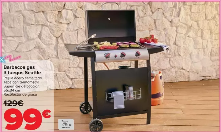 Barbacoa Gas 3 Fuegos Seattle