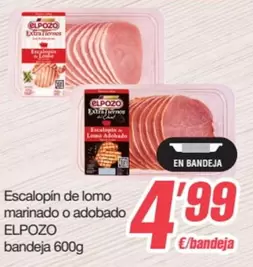 elpozo - Escalopin De Lomo Marinado O Adobado Bandeja