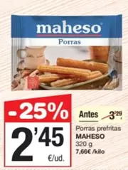 Maheso - Porras Prefritas