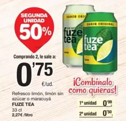 Fuze Tea - Refresco Limon