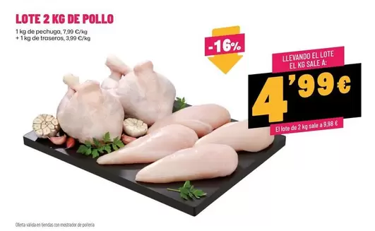 Lote 2 Kg De Pollo