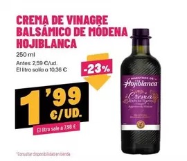 Froiz - Crema De Vinagre Balsamico De Modena Hojiblanca