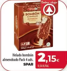 Spar - Helado Bombon Almendrado