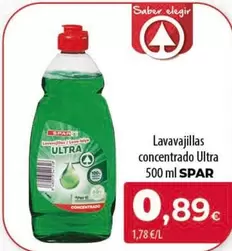 Spar - Lavavajillas Concentrado Ultra