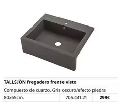 Tallsjon Fregadero Frente Visto