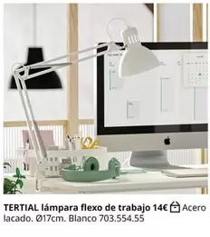 Blanco - Tertial Lámpara Flexo De Trabajo